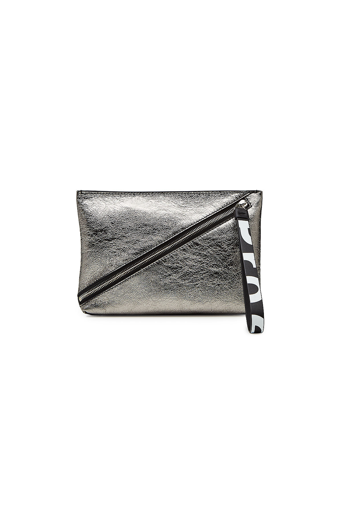 Proenza Schouler - Zip Pouch Metallic Leather Clutch