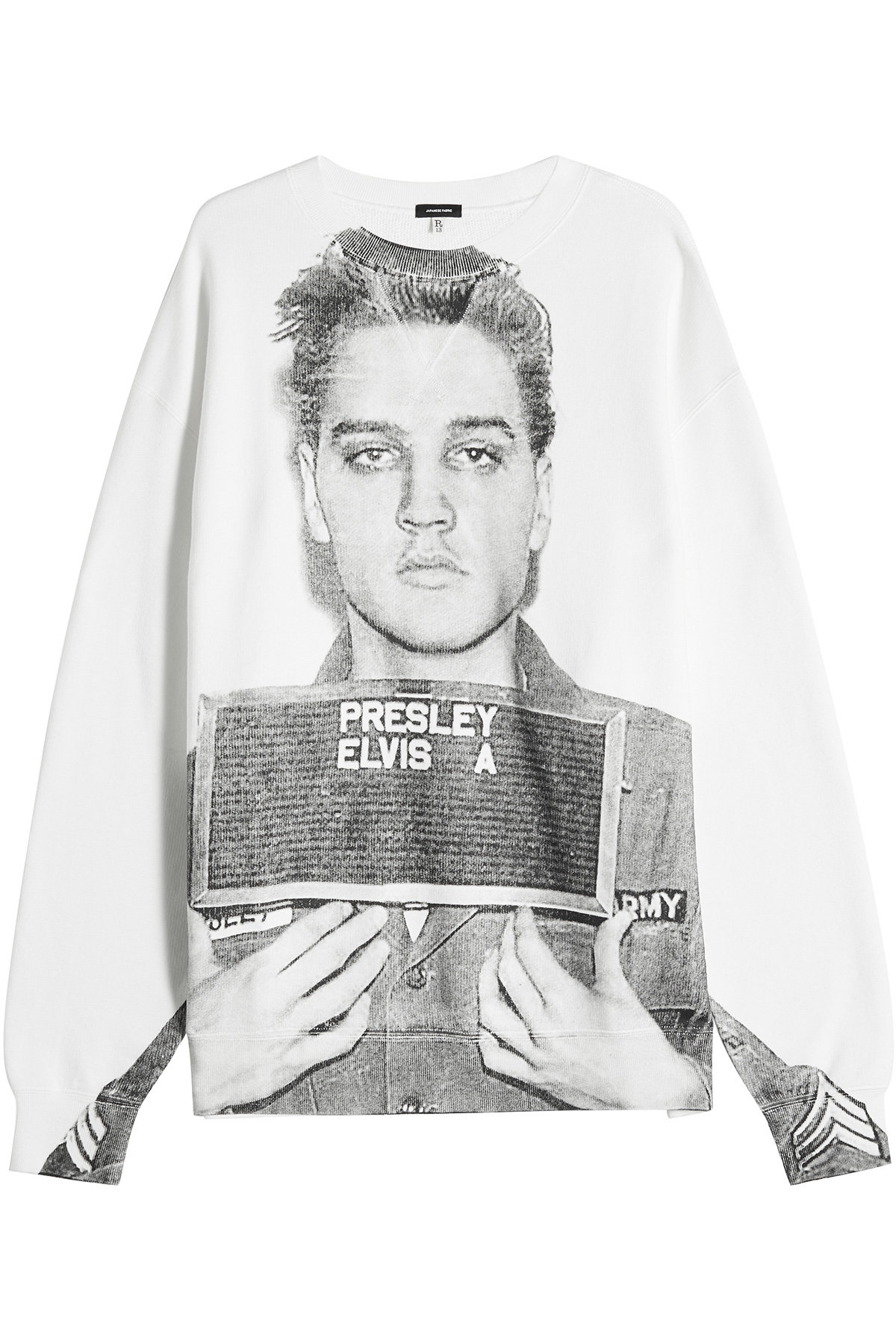 R13 - Elvis Mugshot Cotton Sweatshirt