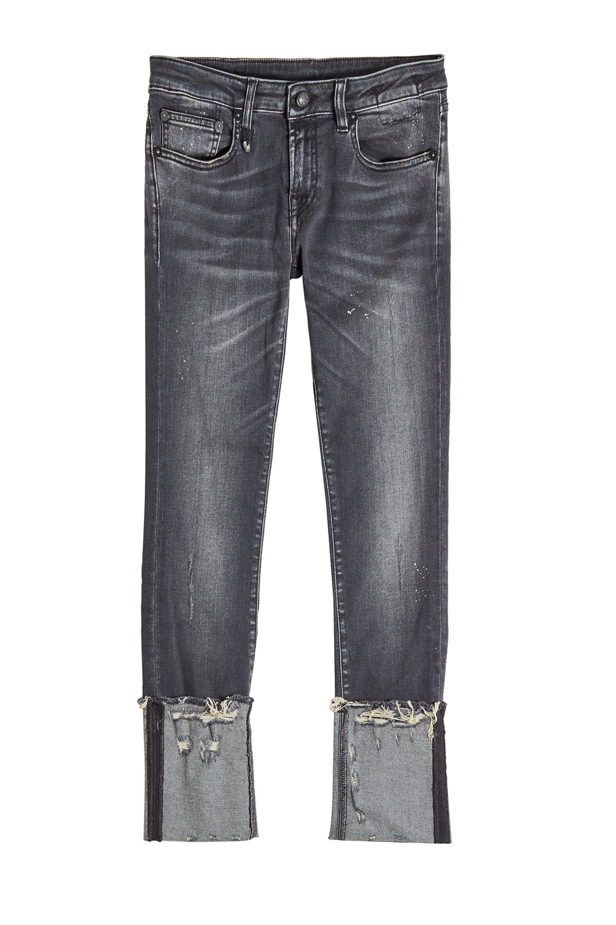 Kate Distressed Skinny Jeans by R13