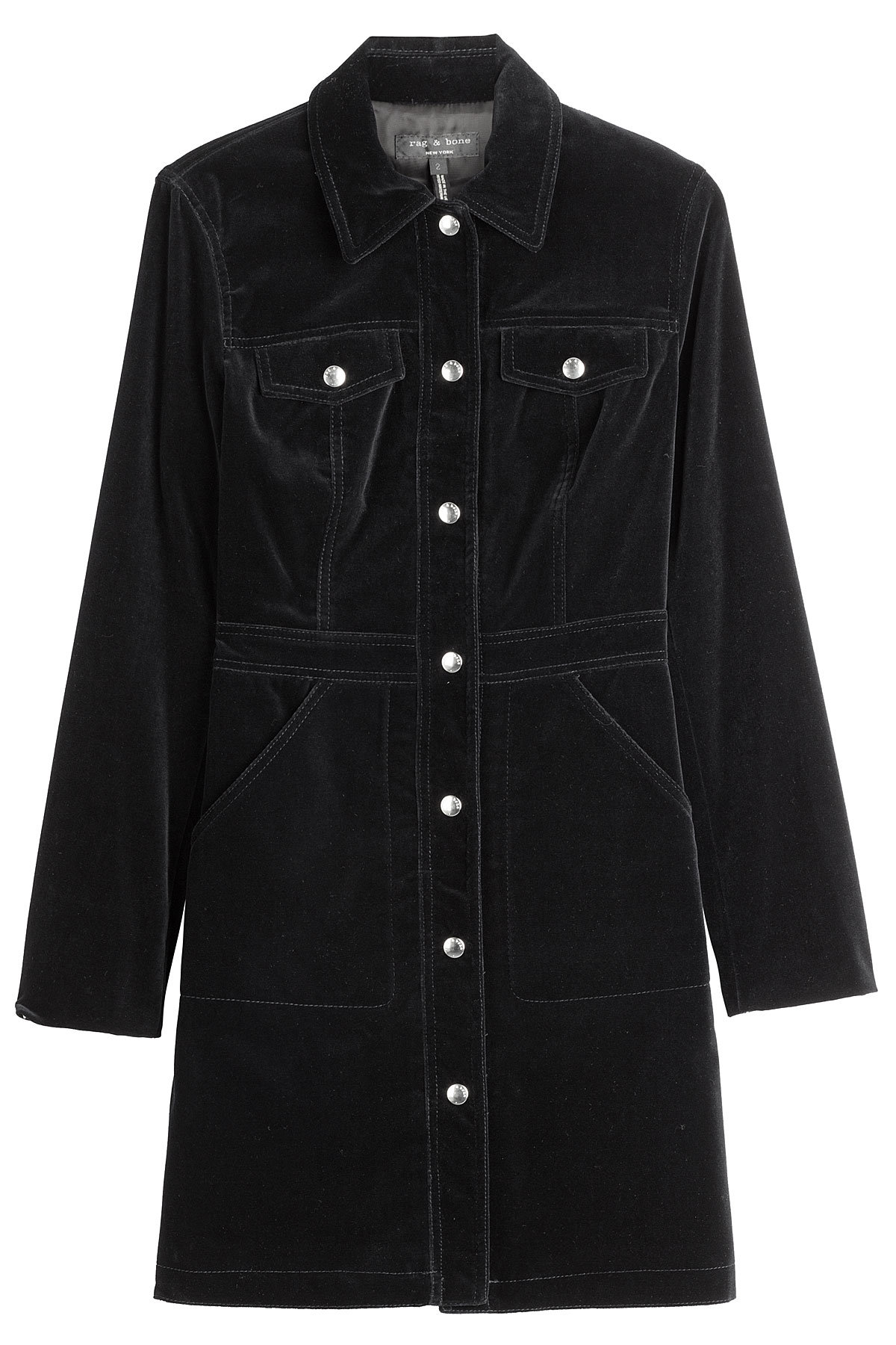 Velvet Shirt Dress by Rag & Bone