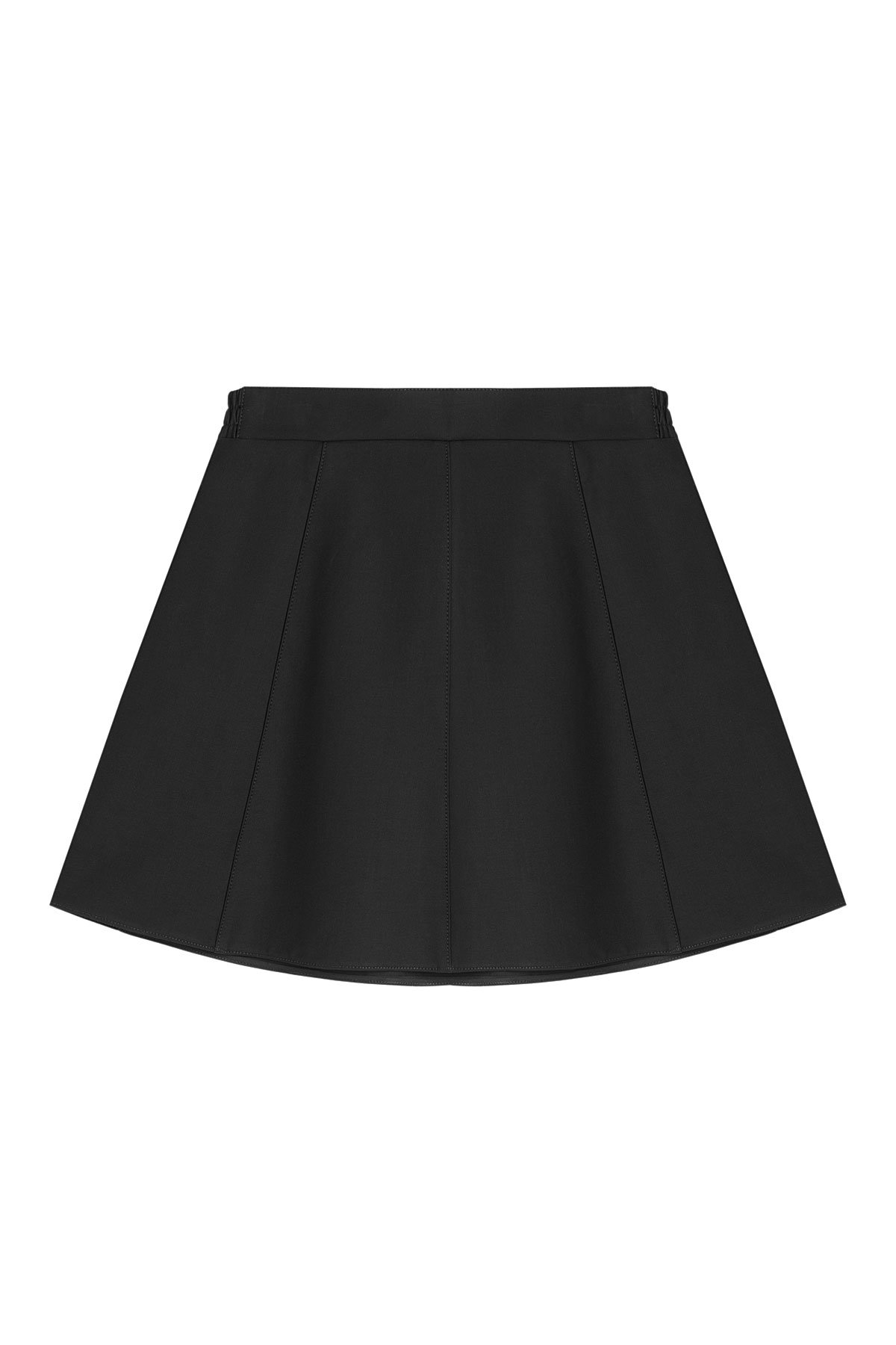 Cotton-Blend Mini Circle Skirt by Red Valentino