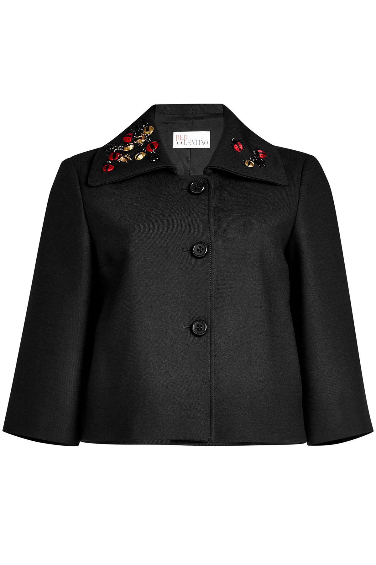 Embroidered Swing Jacket by Red Valentino