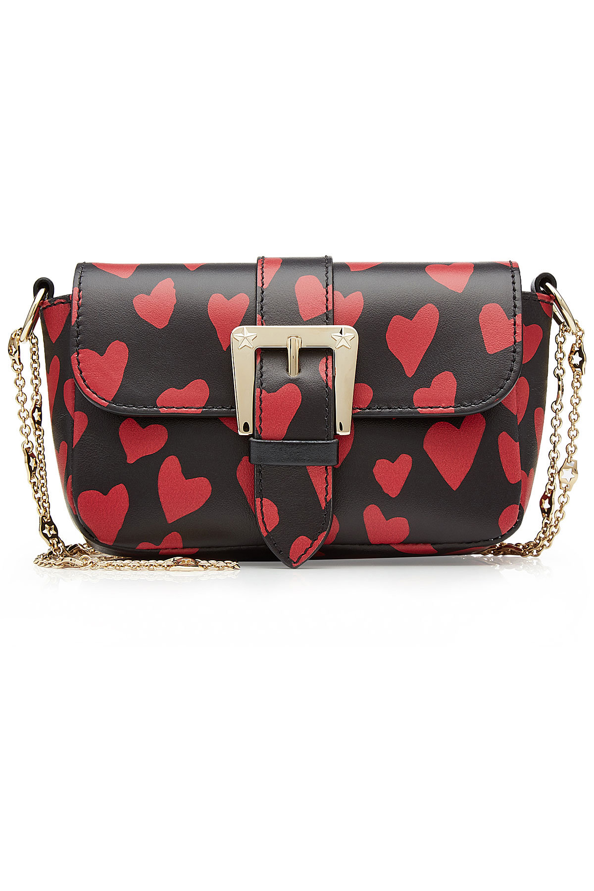 Printed Leather Mini Shoulder Bag by Red Valentino