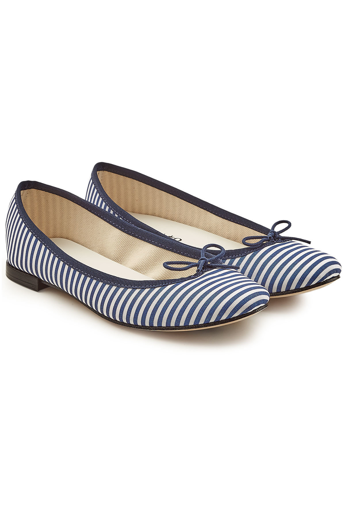 Repetto - Cendrillon Striped Ballerinas