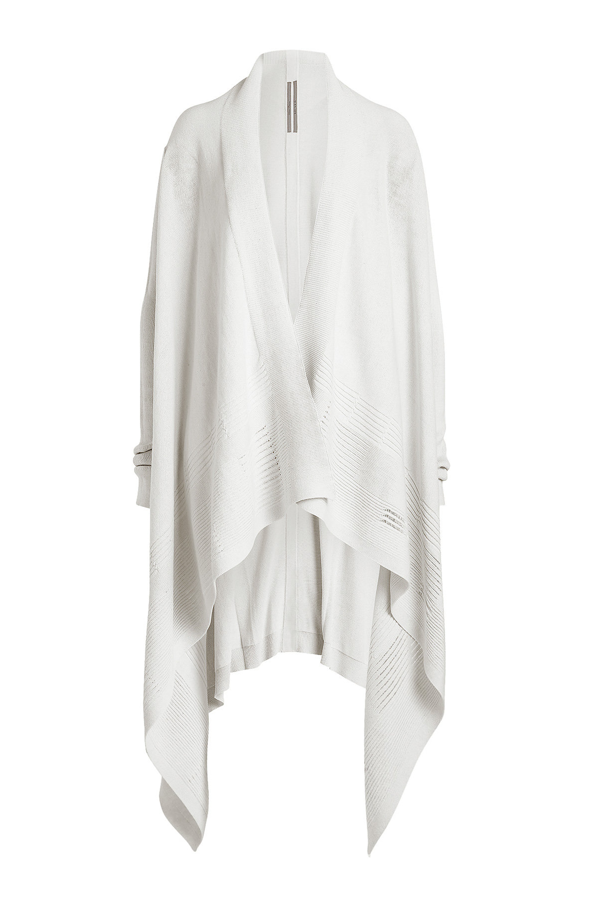 Rick Owens - Asymmetric Cardigan with Cotton