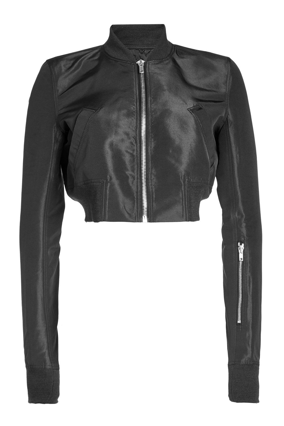 Rick Owens - Cropped Jacket with Silk