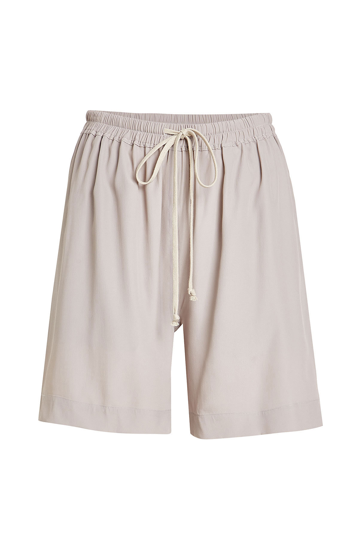 Jersey Shorts with Silk by Rick Owens