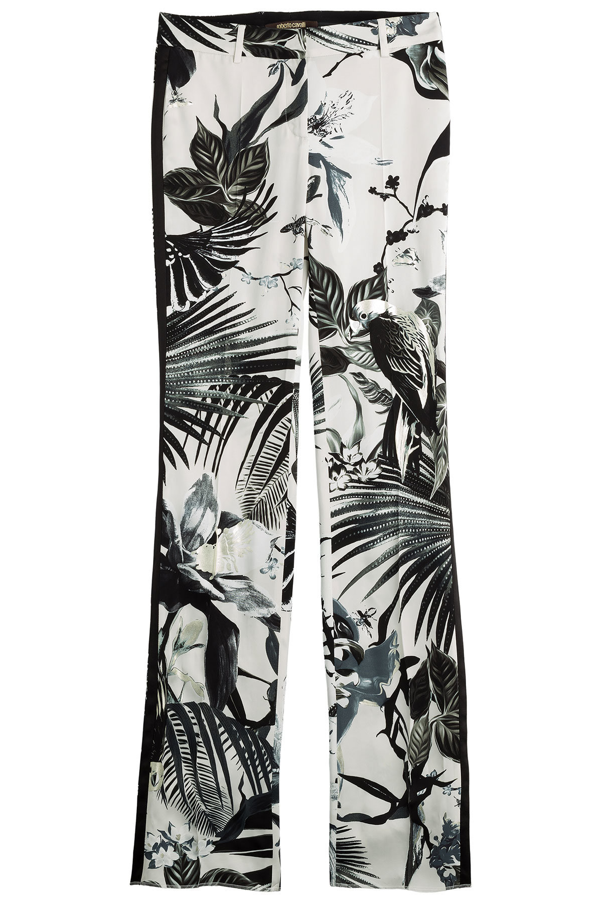 Printed Crepe Pants by Roberto Cavalli