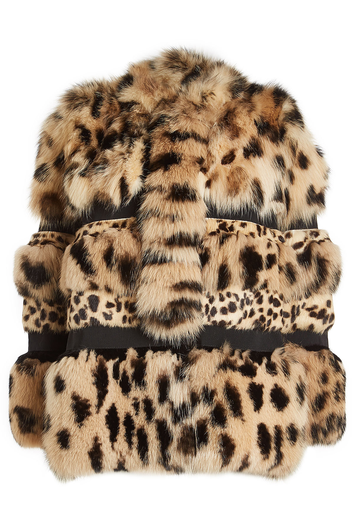 Roberto Cavalli - Printed Fox Fur Coat