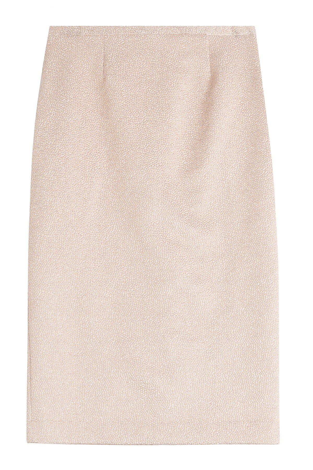 Metallic Cloque  Pencil Skirt by Rochas