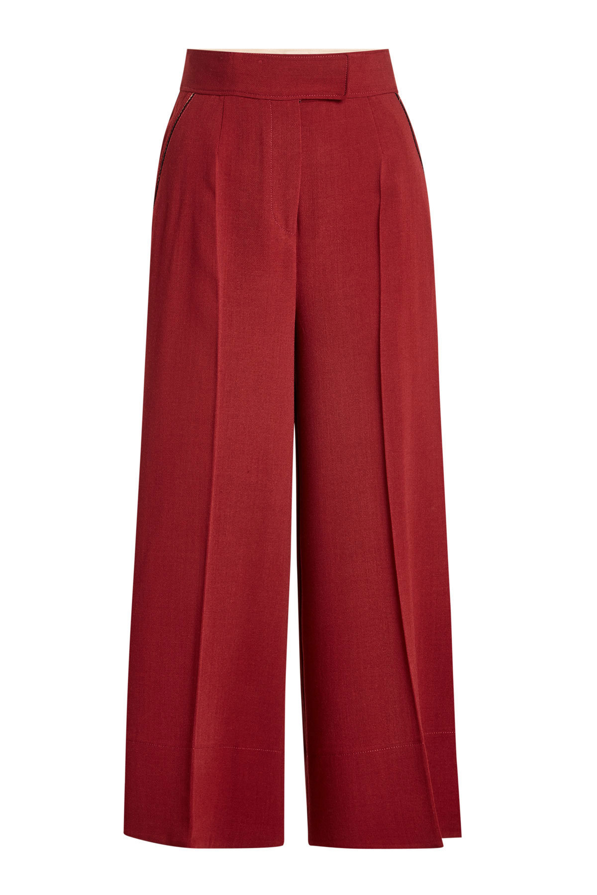 Roksanda - Wide-Leg Pants with Wool, Cotton and Silk