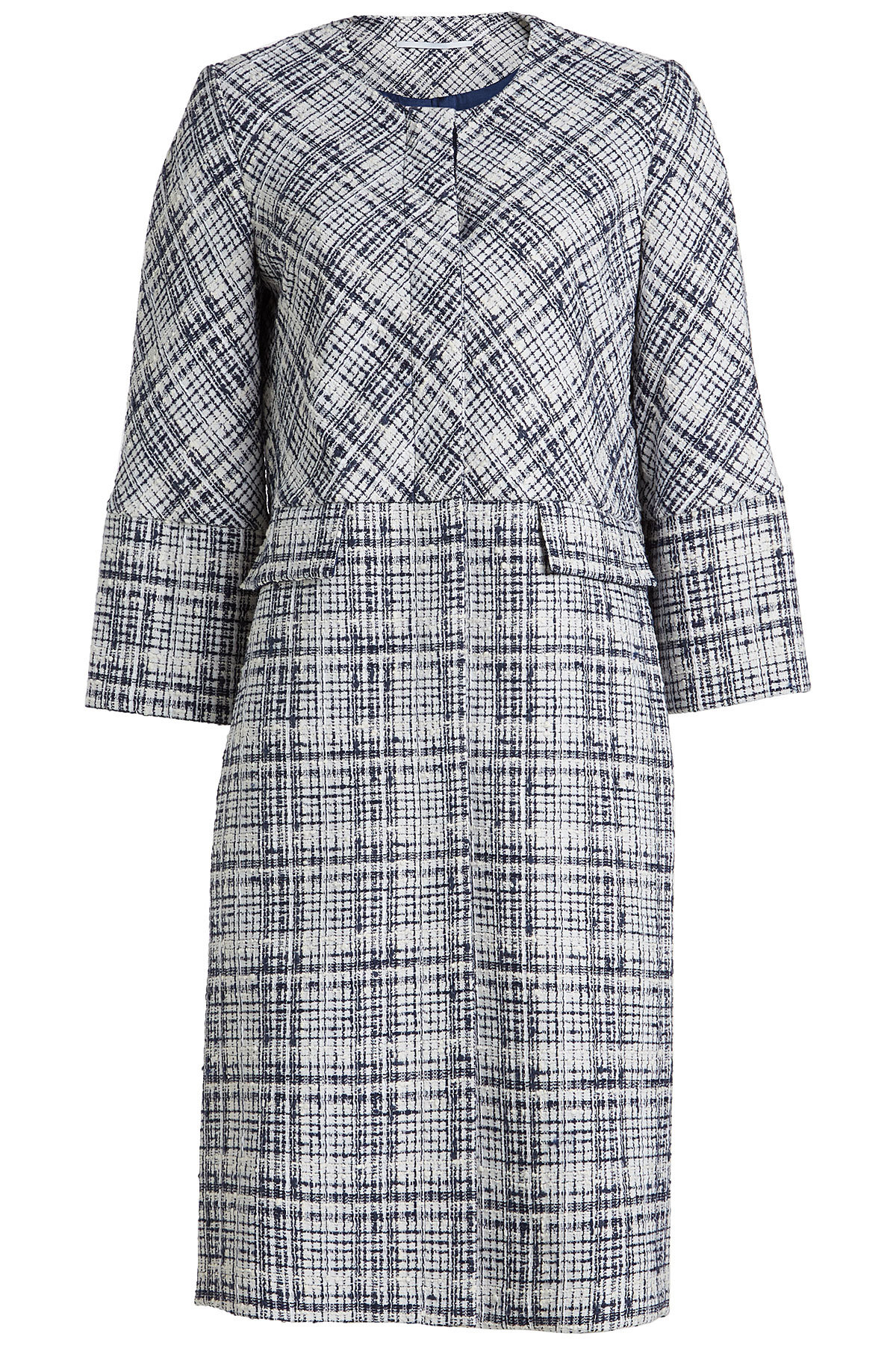 Rosetta Getty - Cropped Sleeve Coat with Cotton and Virgin Wool