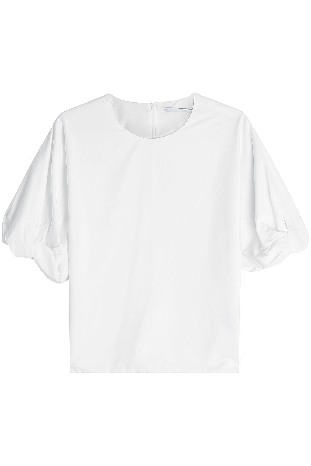 Rosetta Getty - Twist Sleeve Cotton Blouse