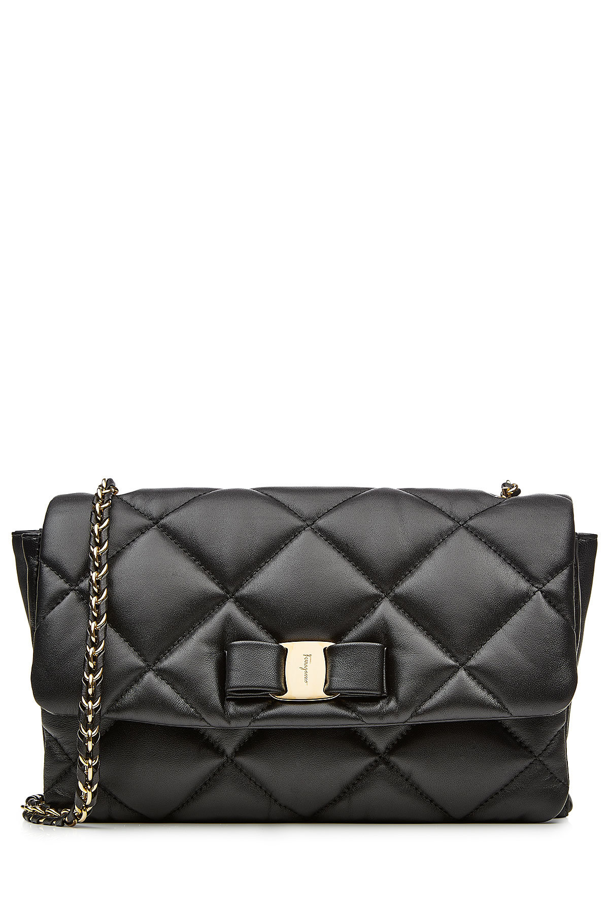 Gelly Quilted Leather Shoulder Bag by Salvatore Ferragamo