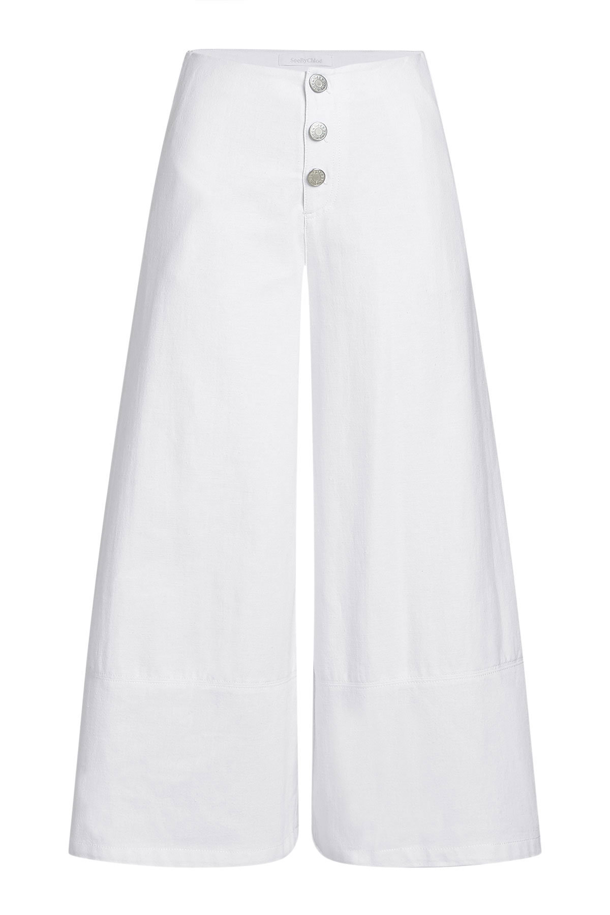 High-Waisted Cotton Wide Leg Pants by See by Chloe