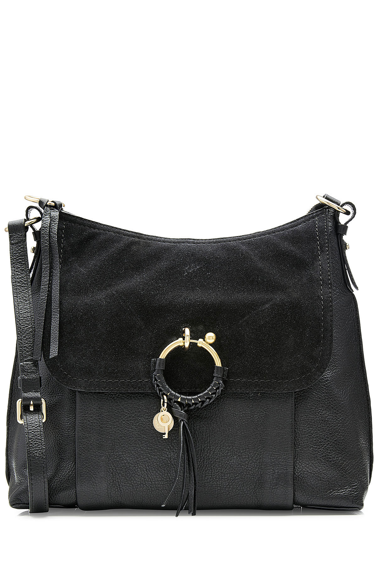 Shoulder Bag with Leather and Suede by See by Chloe