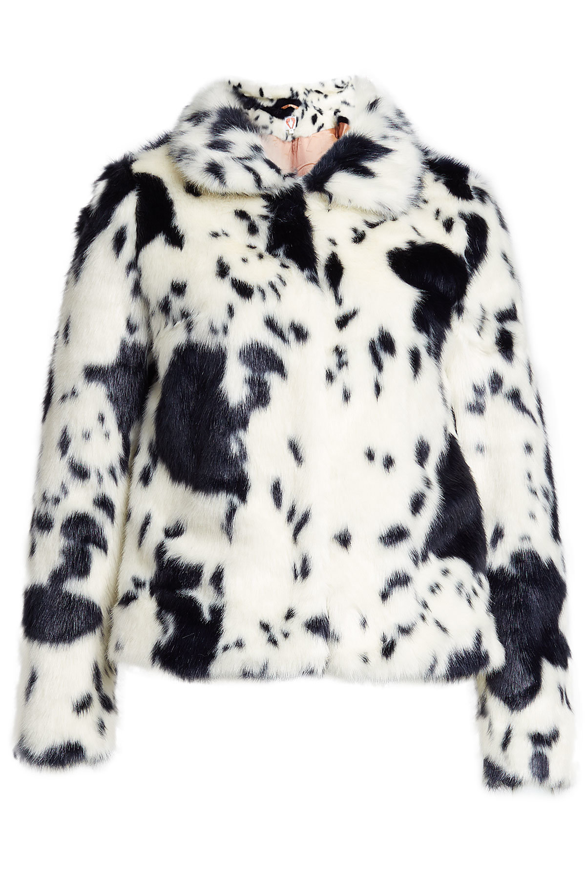 Printed Faux Fur Jacket by Shrimps