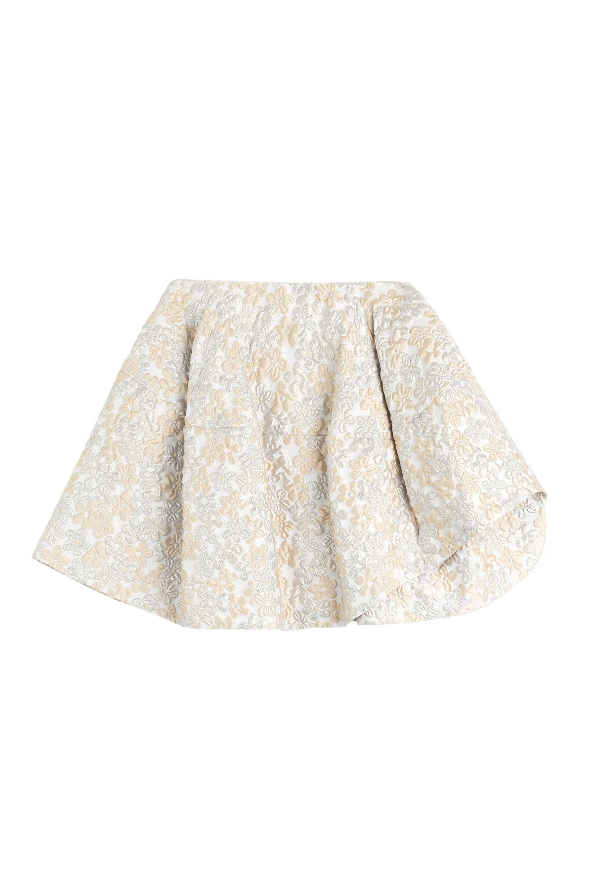 Simone Rocha - Metallic-Cloqué Skirt