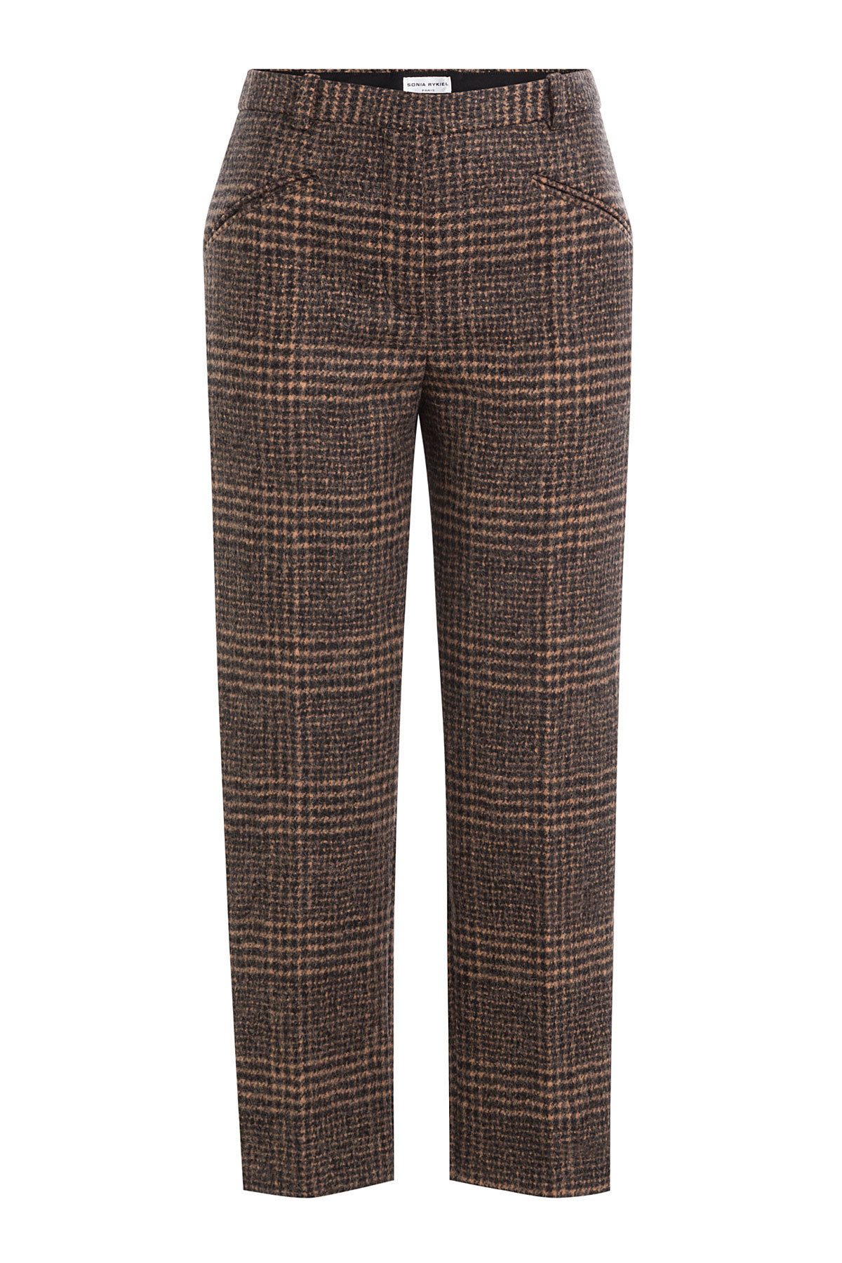 Sonia Rykiel - Alpaca-Wool Glen Plaid Pants