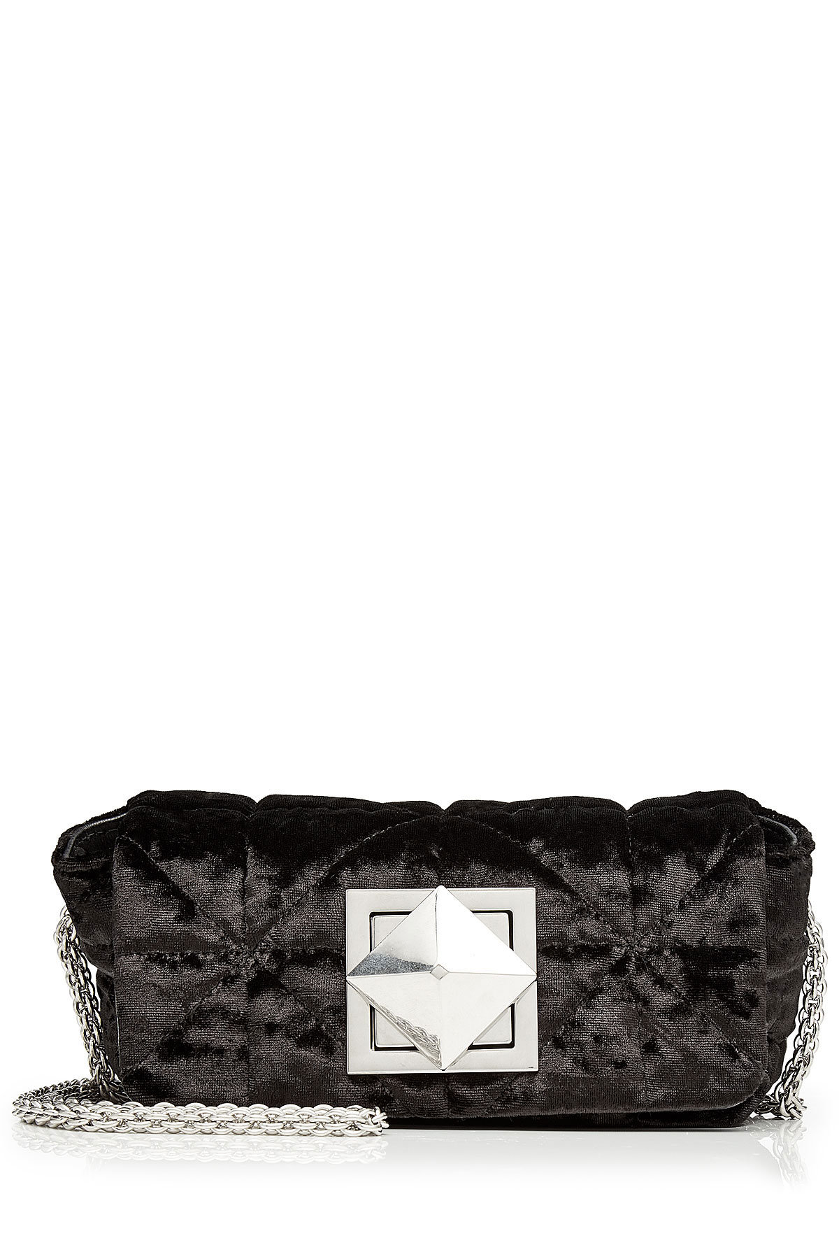 Quilted Velvet Shoulder Bag by Sonia Rykiel