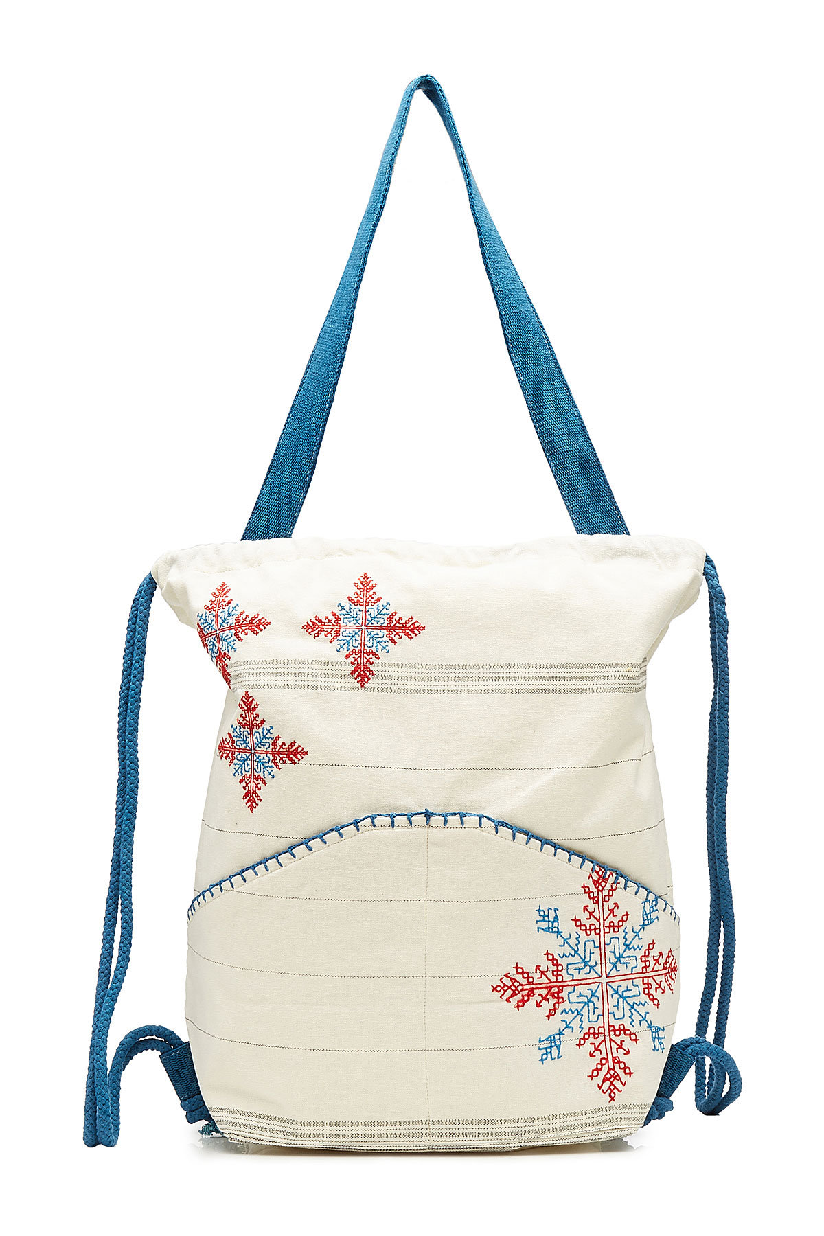 Star Mela - Embroidered Cotton Tote