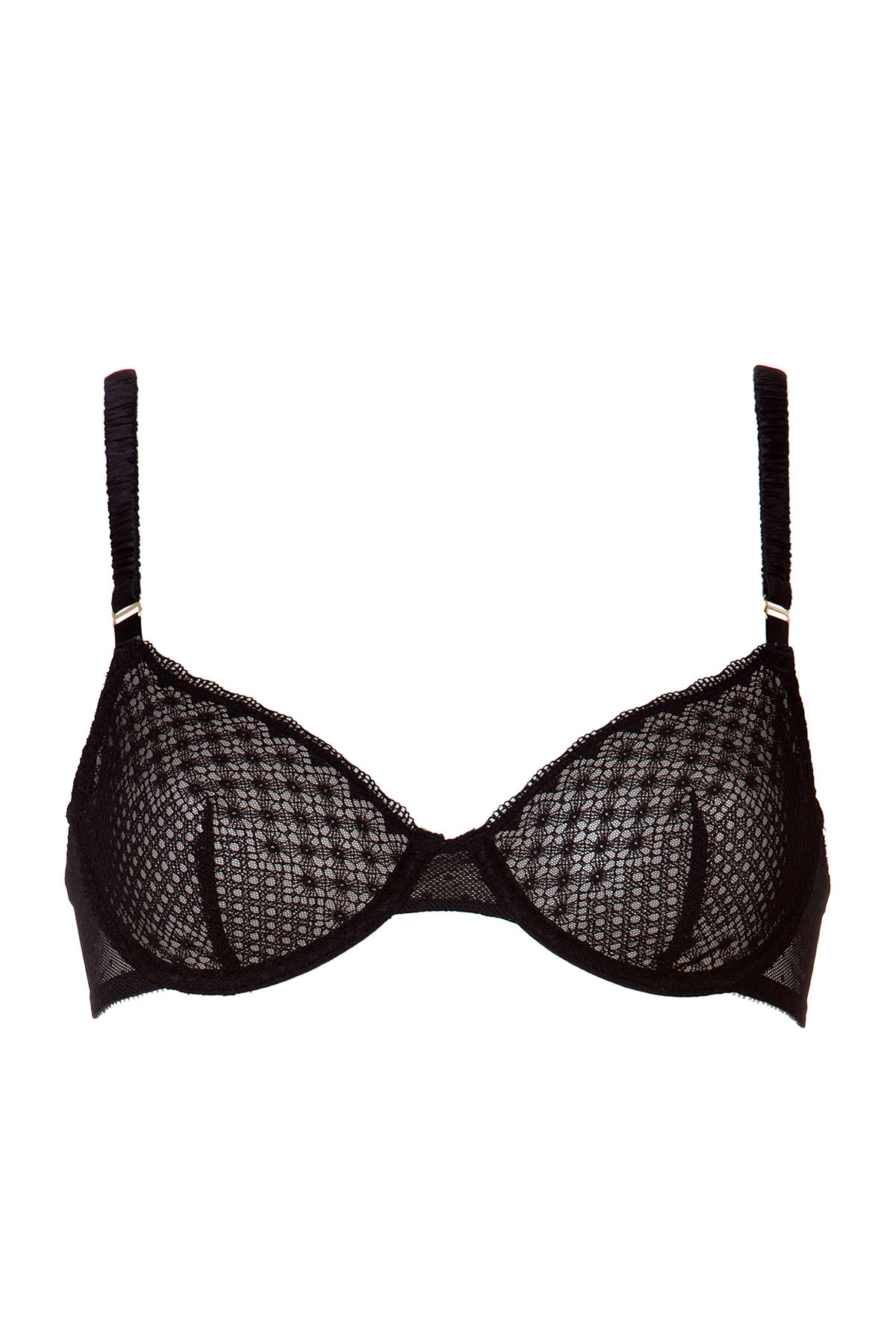 Mixed Lace Underwire Bra by Stella McCartney