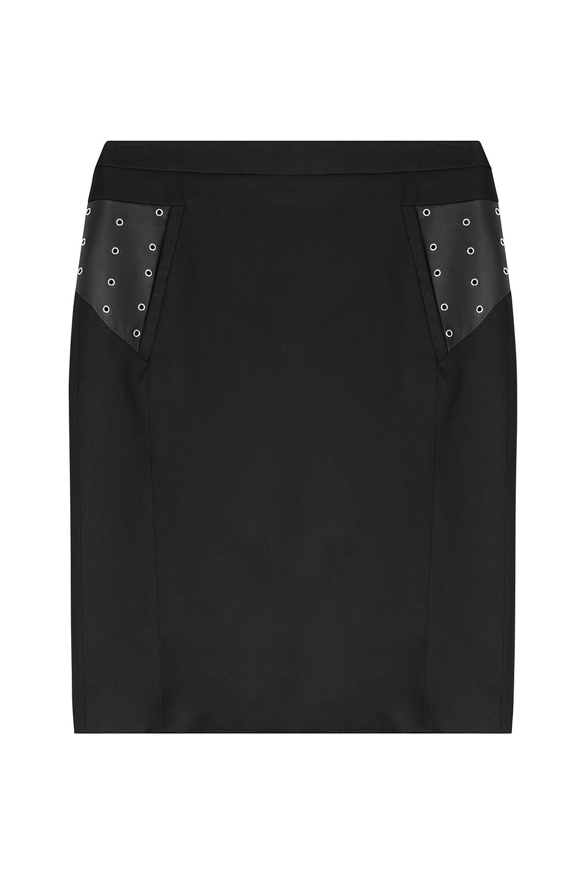 The Kooples - Wool Skirt with Eyelets