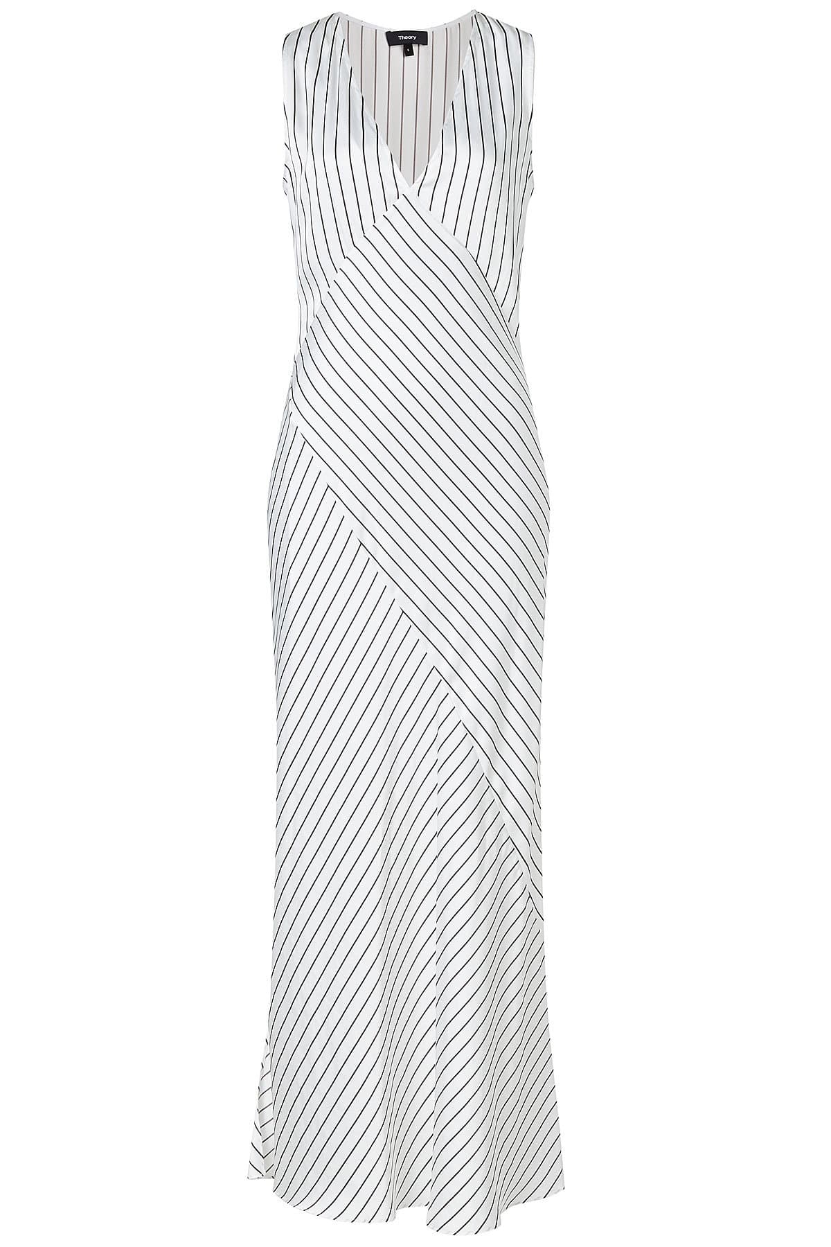 Theory - Relaxed Slip Striped Maxi Dress