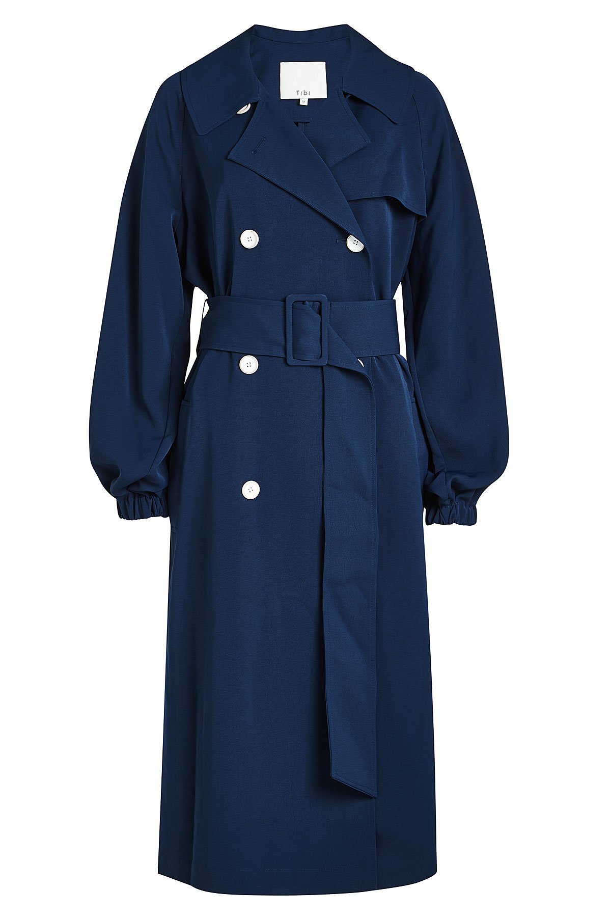 Drape Twill Trench Coat by Tibi