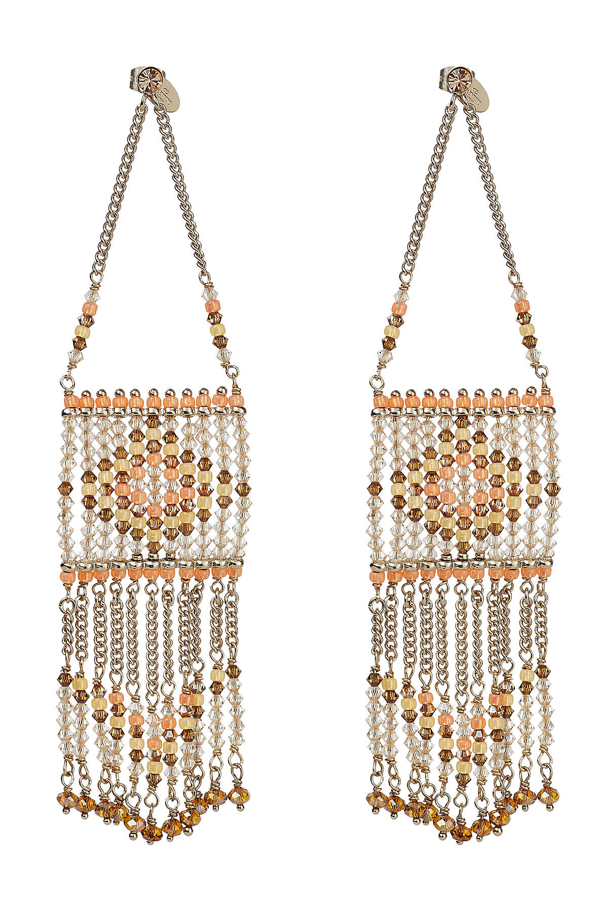 Bead Embellished Earrings by Valentino