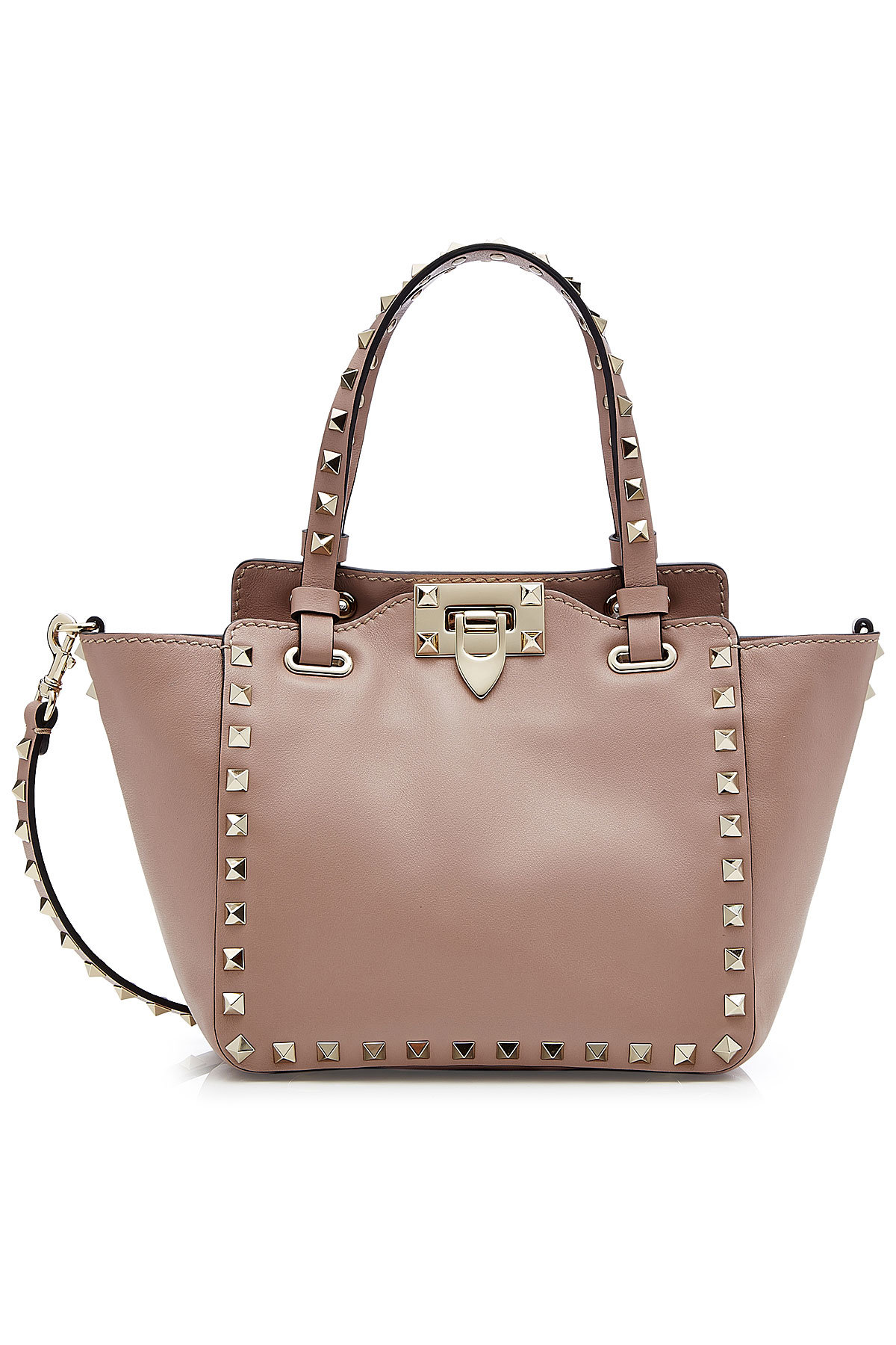 Rockstud Mini Leather Tote by Valentino