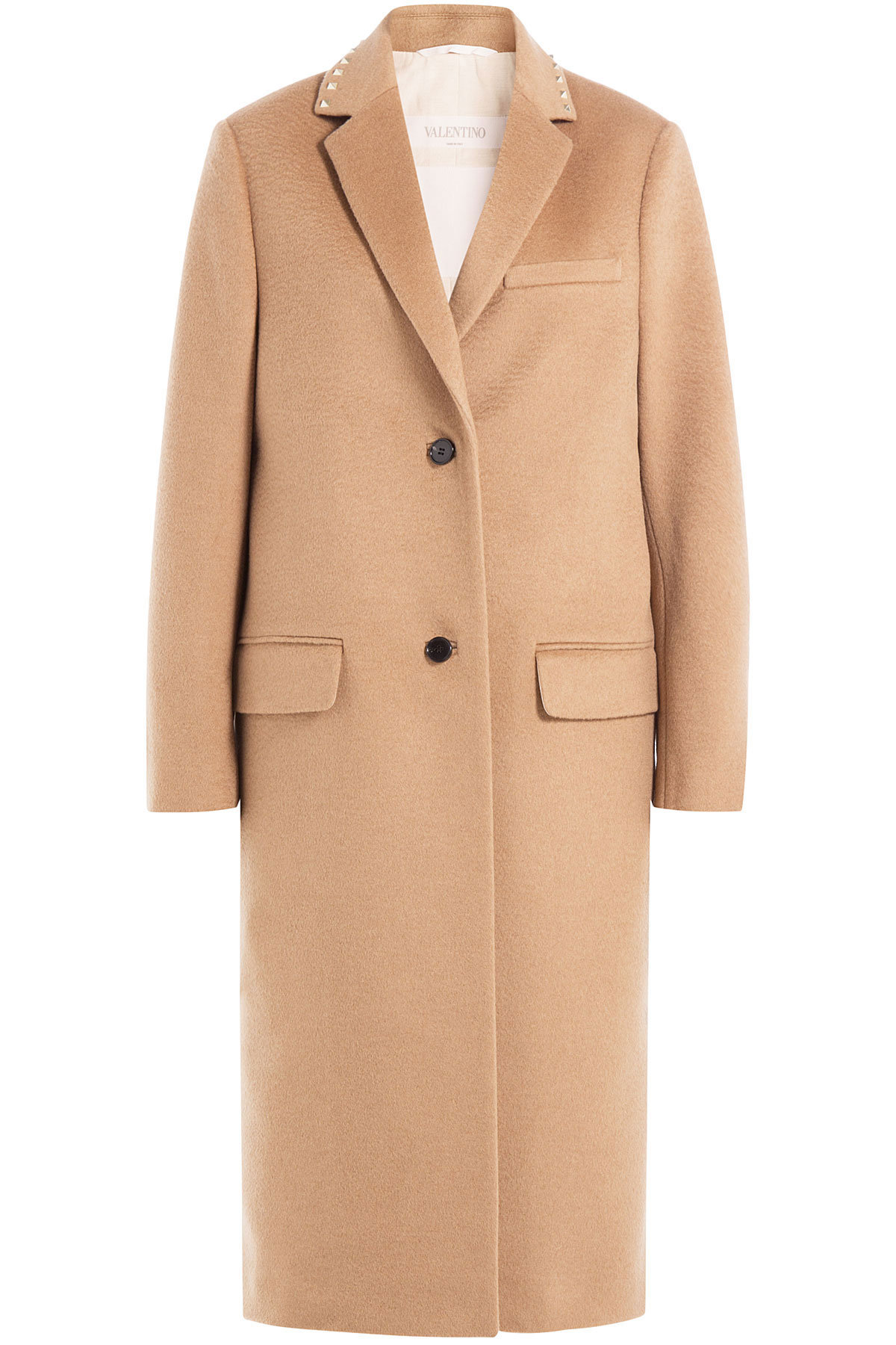 Valentino - Wool Coat with Rockstuds