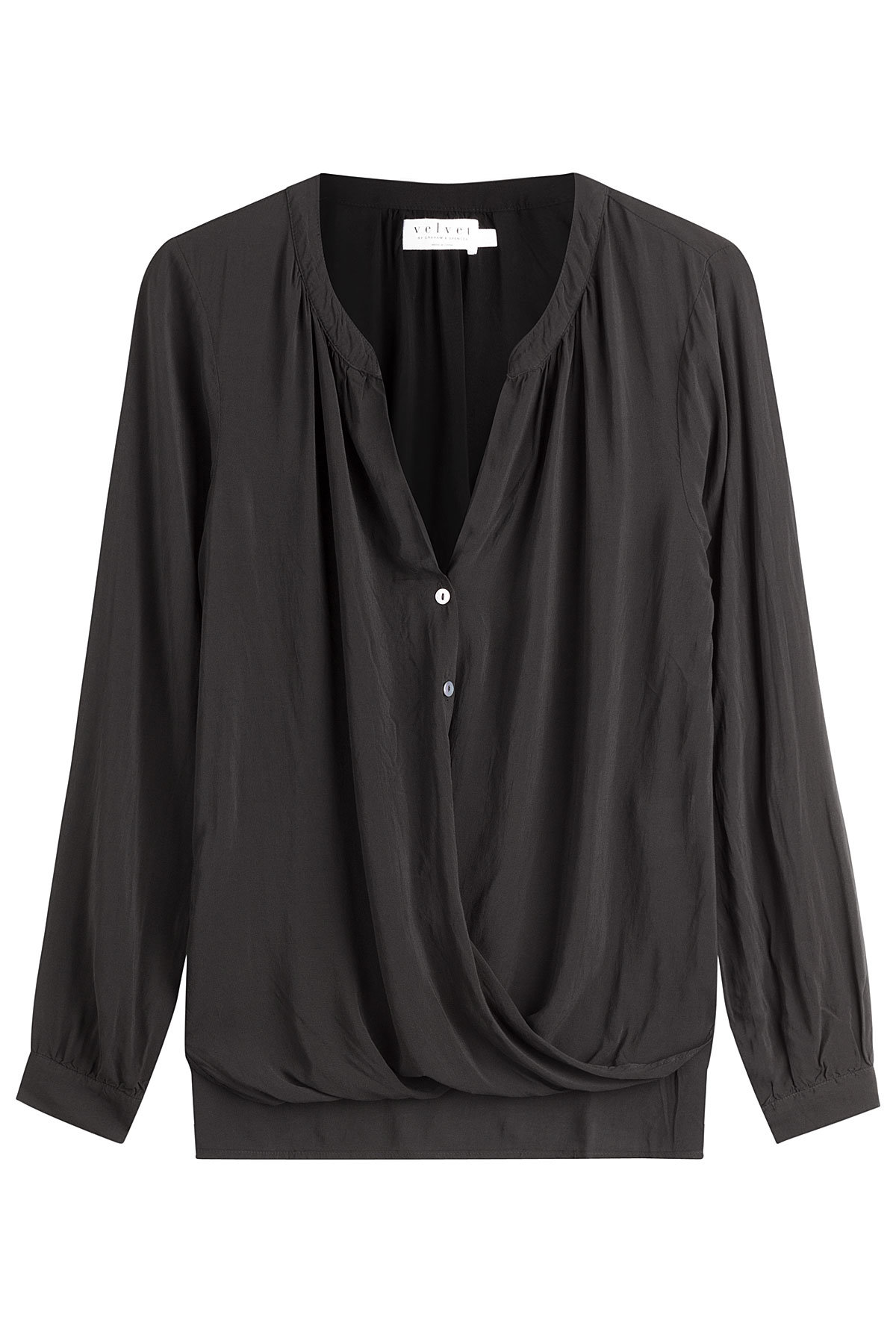 Draped Blouse by Velvet