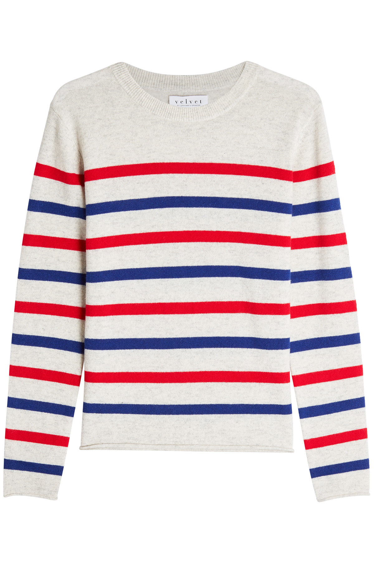 Velvet - Jorge Striped Cashmere Pullover