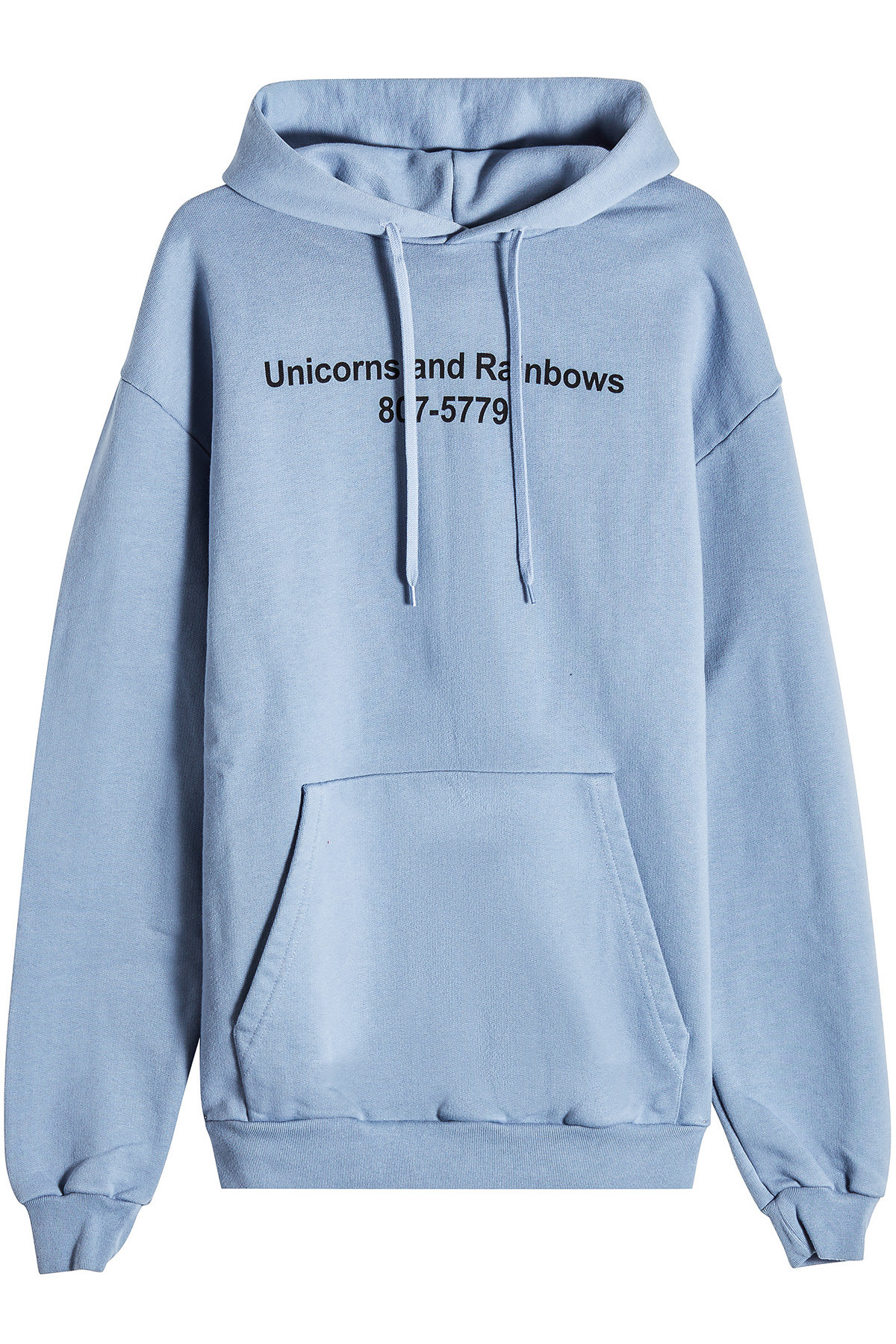 Vetements - Unicorns and Rainbows Printed Cotton Hoodie