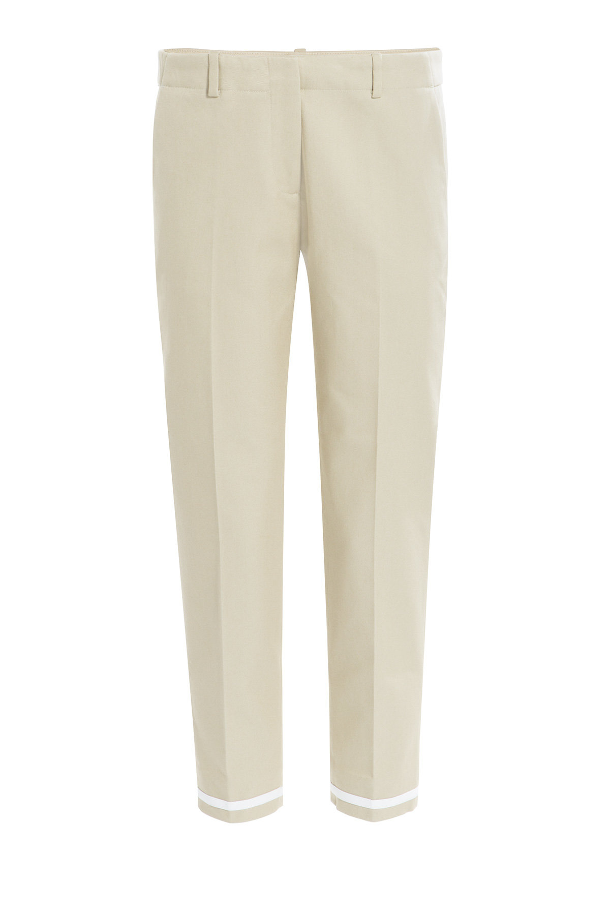 Victoria Beckham Denim - Cotton Twill Cropped Pants