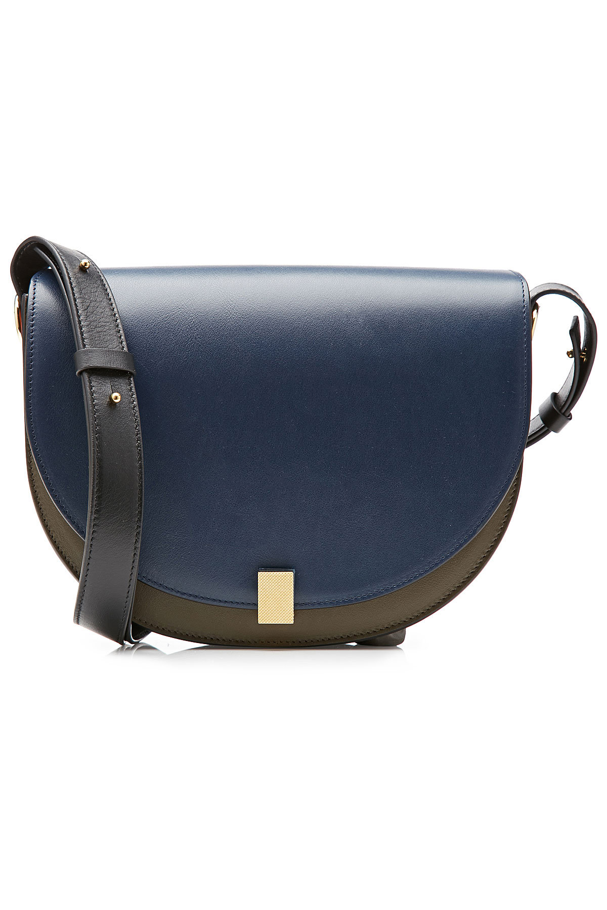 Victoria Beckham - Two-Tone Leather Shoulder Bag