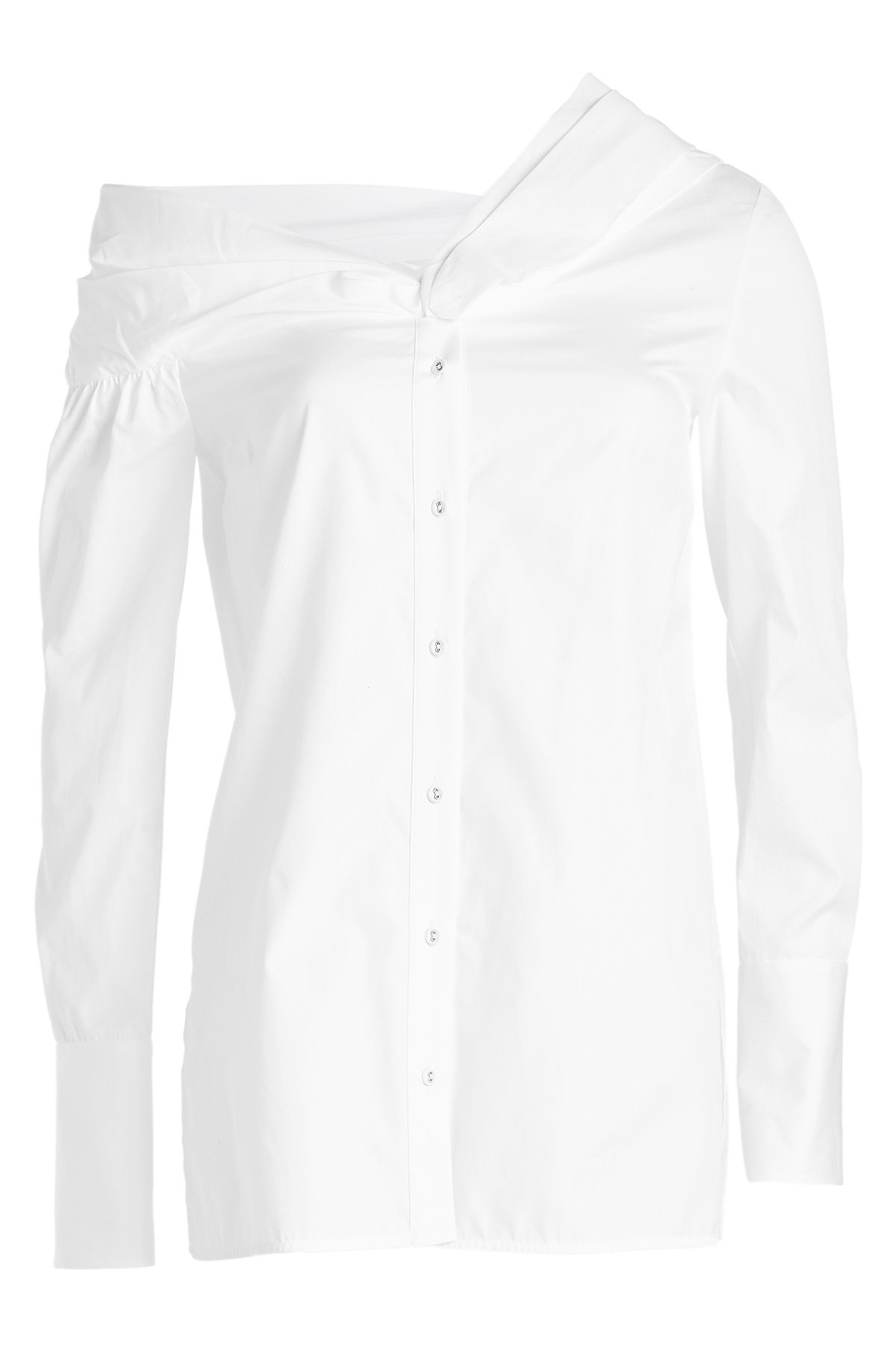 Victoria Victoria Beckham - One Shoulder Cotton Shirt