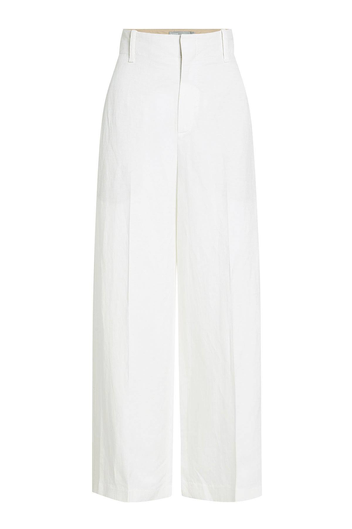 Linen and Cotton Wide-Leg Pants by Vince