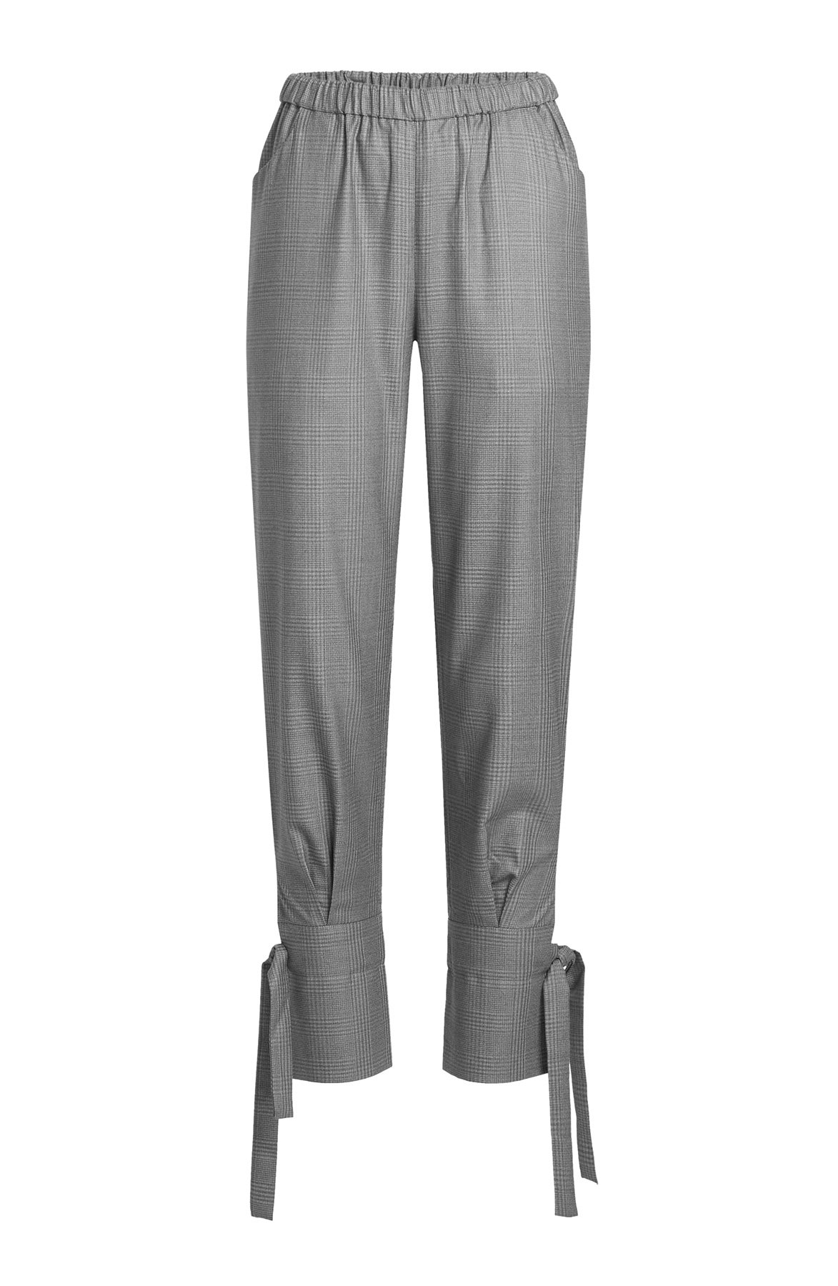 WILLIAM FAN - Wool Glencheck Pants