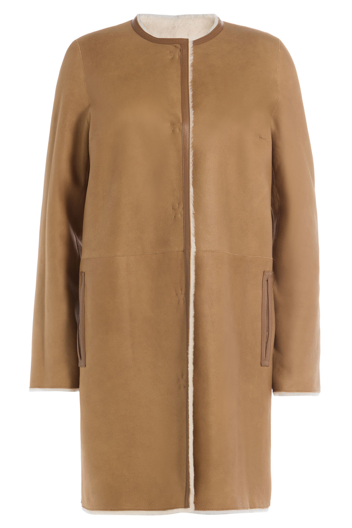 Reversible Sheepskin Coat by Yves Salomon