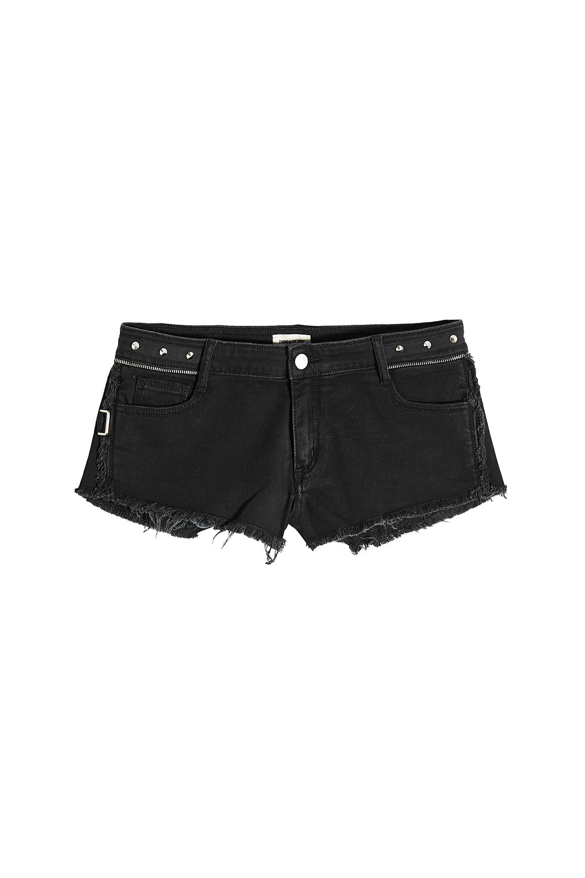 Zadig & Voltaire - Paly Spikes Denim Cut-Offs