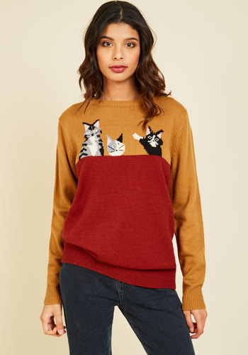 Cat's All, Folks Sweater by PepaLoves/ Pepa Karnero S. L.