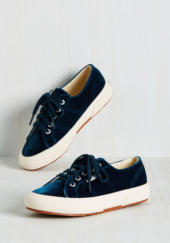 Delve Into Velvet Sneaker by Superga