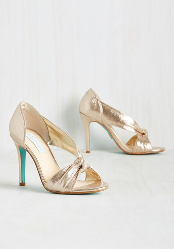 I, Me, Shine Metallic Heel by Betsey Johnson Footwear