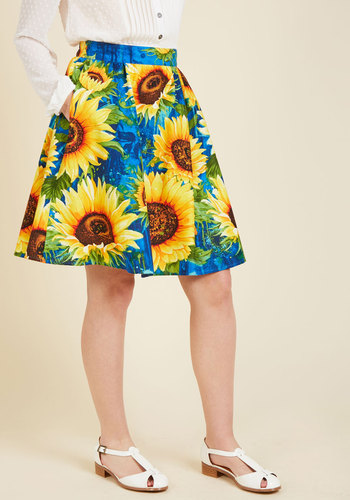 The Need for Seeds A-Line Skirt by FOLTER INC