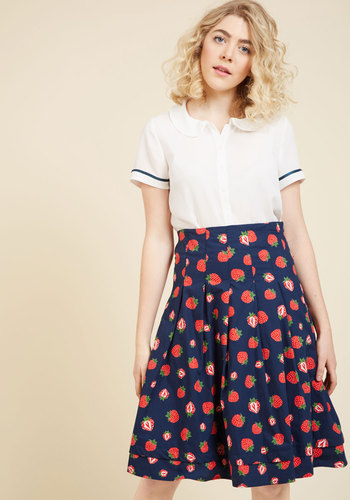 FROCK SHOP (SUZANNE FAIRCHILD) - Before My Berry Eyes Midi Skirt