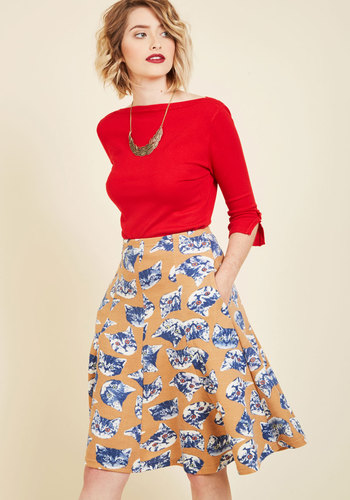 FROCK SHOP (SUZANNE FAIRCHILD) - So Happy Right Meow Skirt