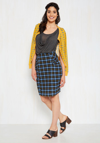 Up-and-Coming Editor Skirt by Mata Traders