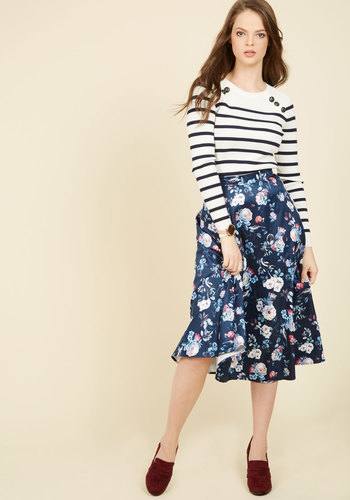 Foraging Fashionista Midi Skirt by Moon Collection